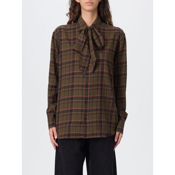 Saint Laurent Shirt Woman Dove Grey - Picture 1 of 4